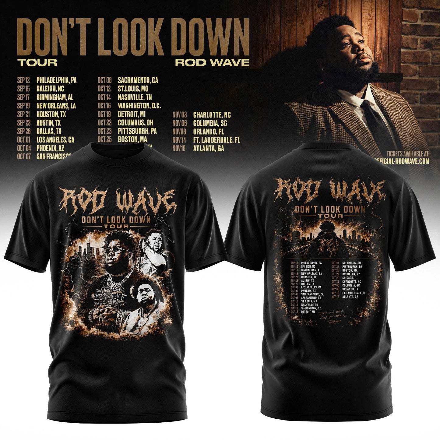 DON’T LOOK DOWN TOUR 2026 Edition Tee