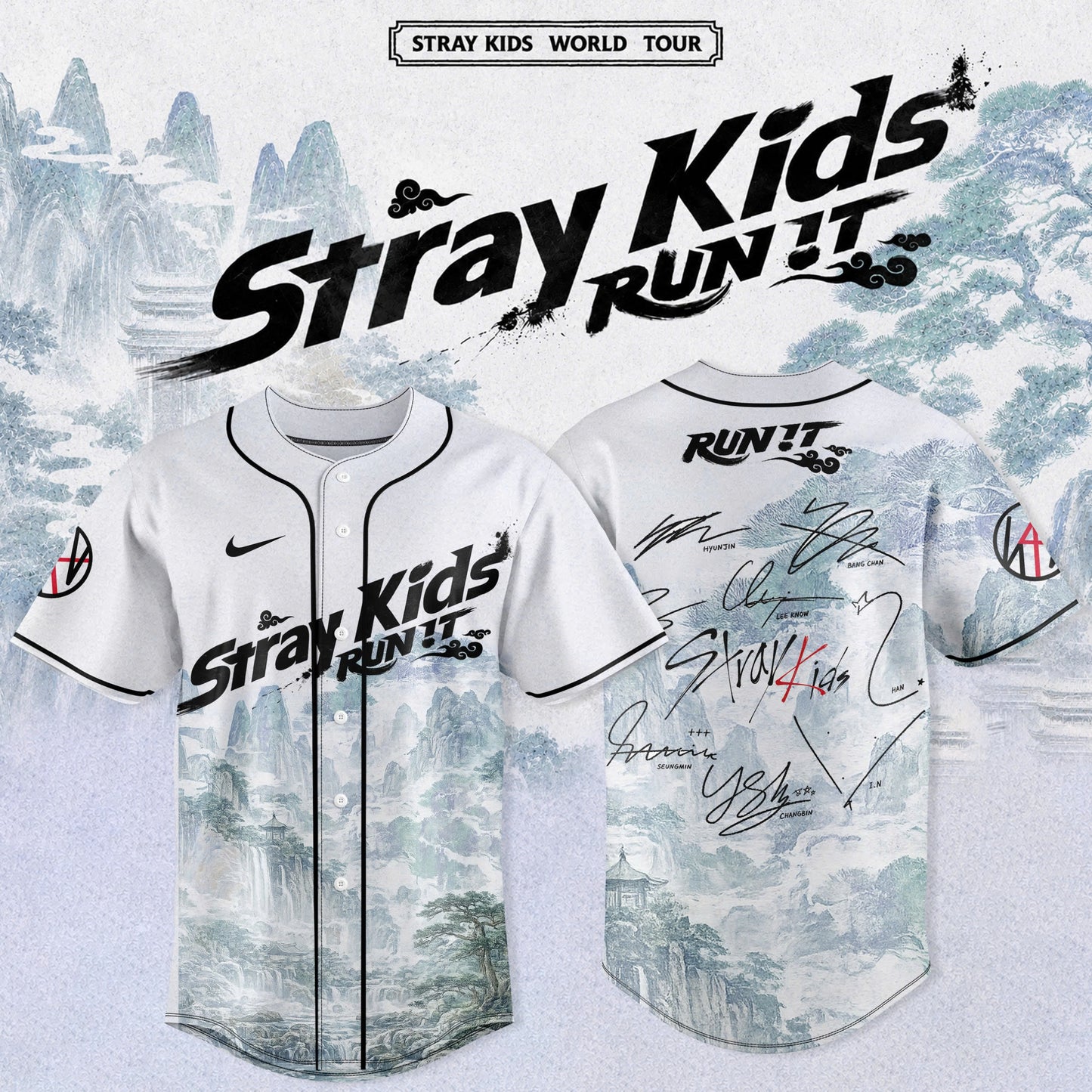 Stray Kids World Tour RUN IT 2026 Edition Jersey