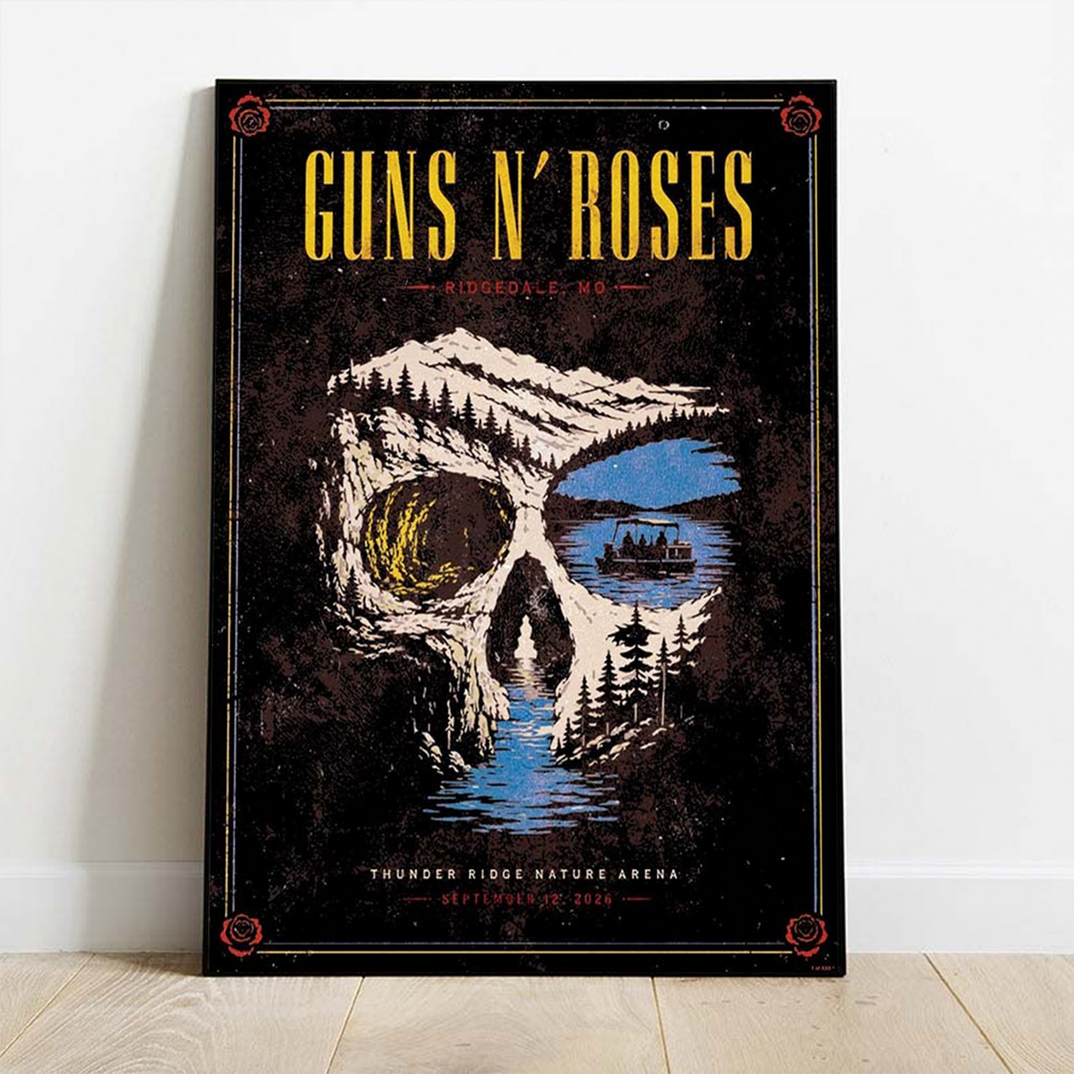 Guns N’ Roses Ridgedale MO 2026 Tour Limited Edition Poster