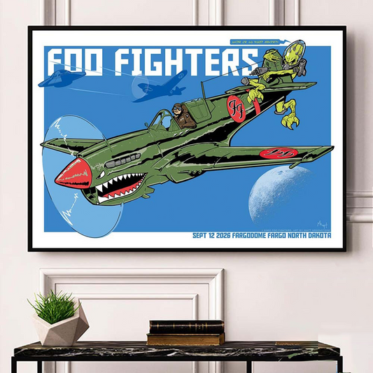 Special Foo Fighters x NDSU Football - Take Cover Tour 2026 Poster