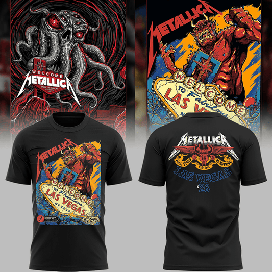 MTLC Life Burns Faster Las Vegas 2026 Night 1 Venue Poster Live At Sphere October 1 2026 Ktulu Art Unisex T-Shirt