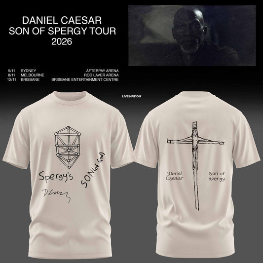 .DANIEL CAESAR – SON OF SPERGY TOUR 2026 TEE