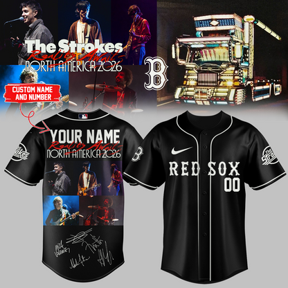 ,,MLB X The Strokes ”Reality Awaits North America 2026” Limited Edition Signature – Jersey 2 (Custom Name&Number)
