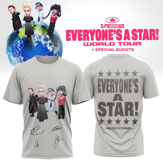 _5SOS EVERYONE’S A STAR! World Tour Shirt
