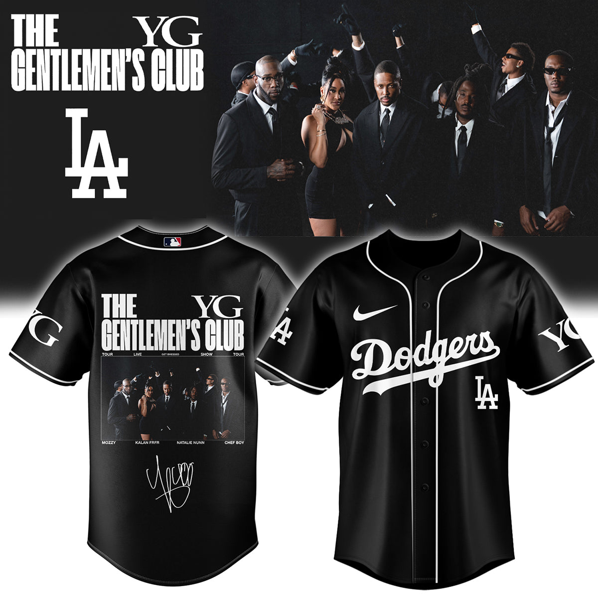 _Baseball US x YG – “The Gentlemen’s Club” . Limited Edition Signature Jersey