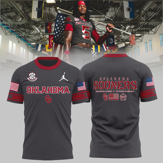 Oklahoma Sooners Football Salute to Service Limited Edition Shirt
