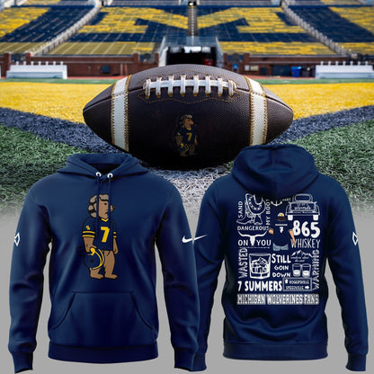 Limited Edition Michigan Wolverines Football x Morgan Wallen Hoodie