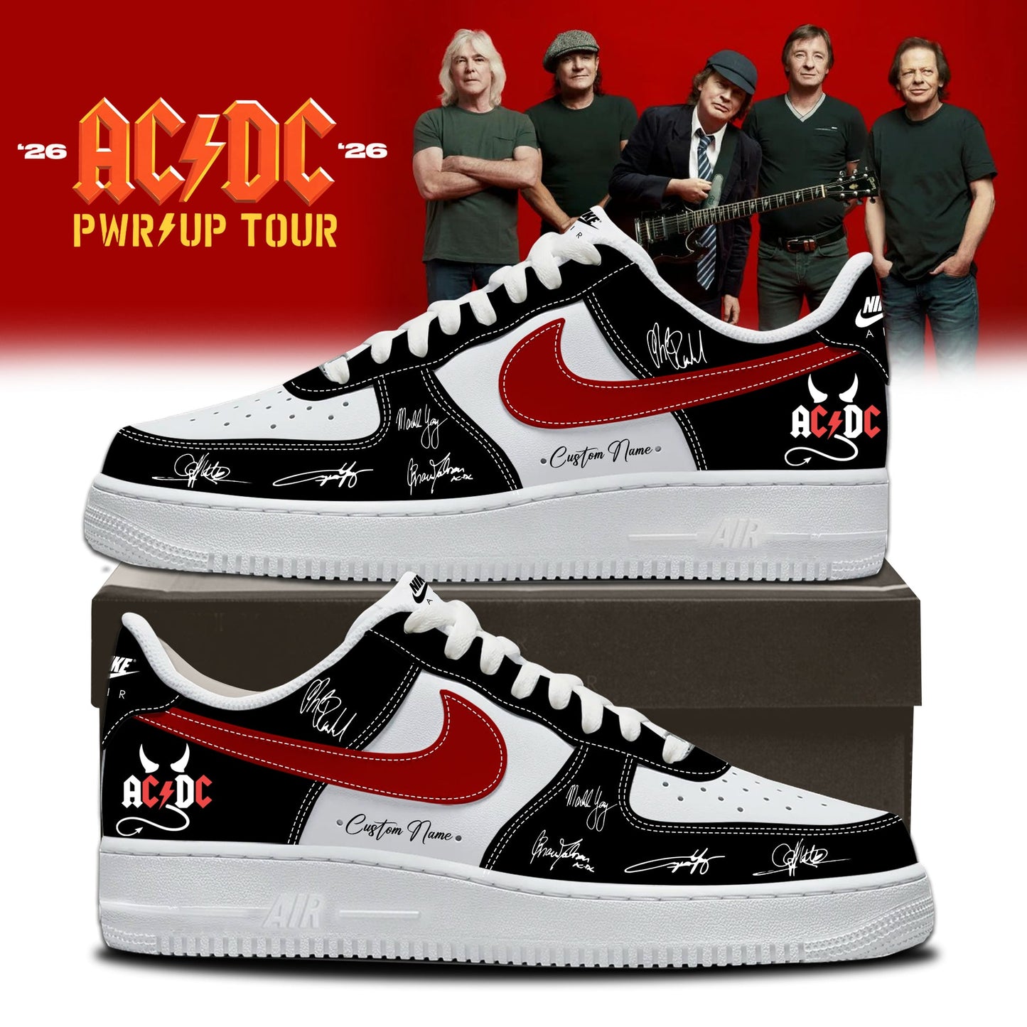 AC/DC ” Power Up Tour ” 2026 – Shoes