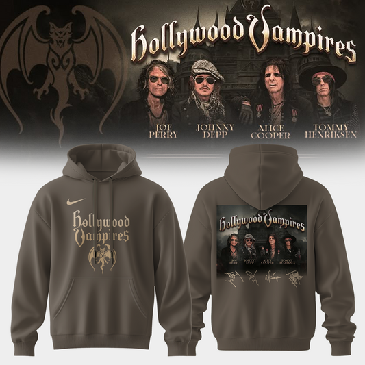 _Hollywood Vampires World Tour 2026 Signed – Hoodie