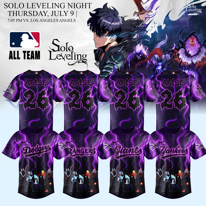 MLB ALL TEAMS x Solo Leveling Limited Jersey