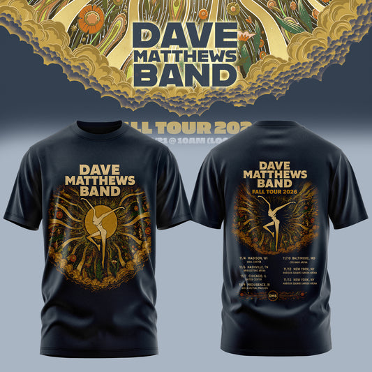 DAVE MATTHEWS BAND — FALL TOUR 2026 COLLECTION TEE
