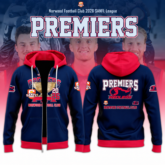 , Norwood Football Club 2026 SANFL Premiers ZipHoodie Limited Edition