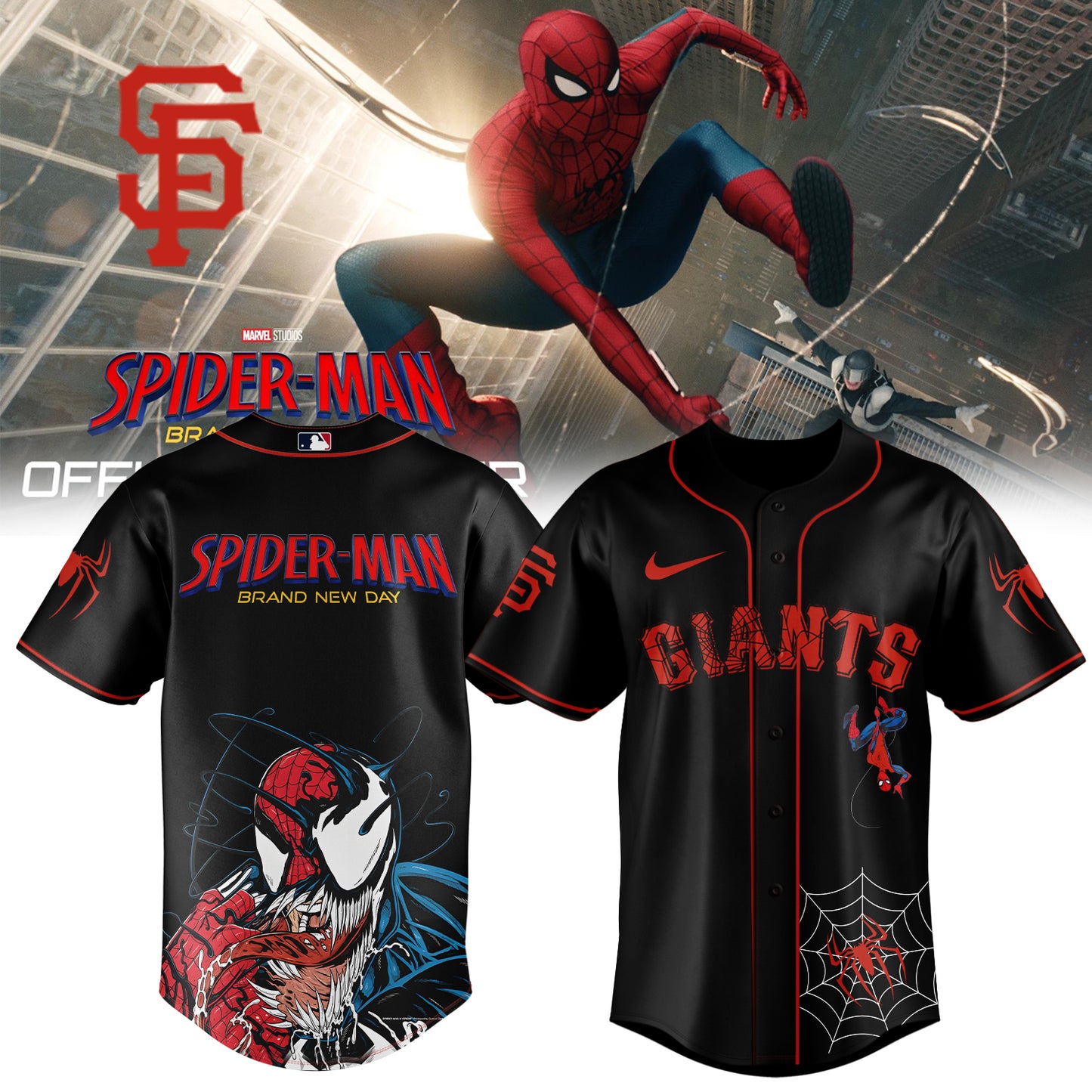 MLB ALL TEAM x Spider Man: Brand New Day Jersey