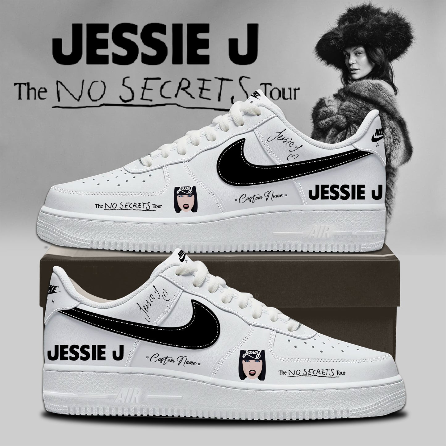 Jessie J “The No Secrets Tour” 2026 – AF1 Shoes1