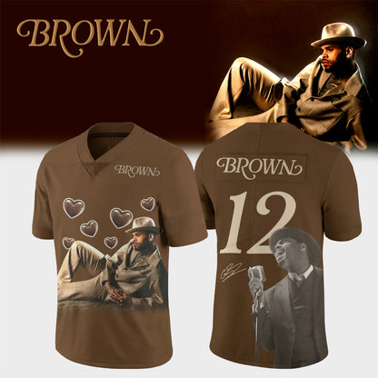 CHRIS BROWN’S BROWN ALBUM Jersey (Custom Number)
