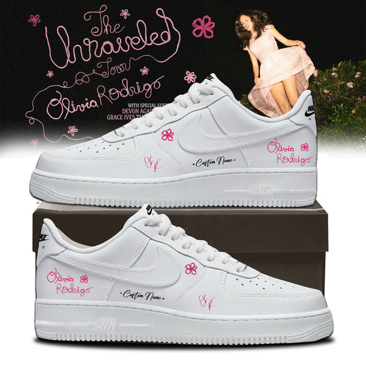 Olivia Rodrigo The Unraveled Tour signed Shoes 1