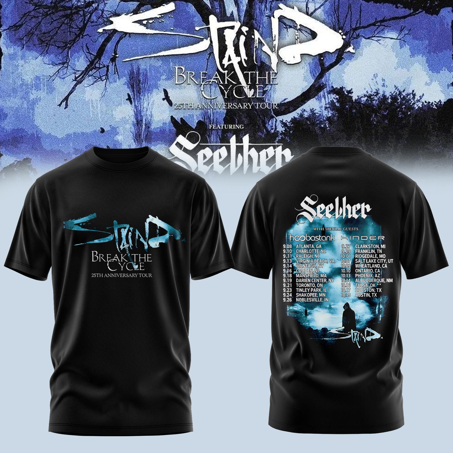 Break The Cycle 25th Anniversary Tour Limited T-Shirt