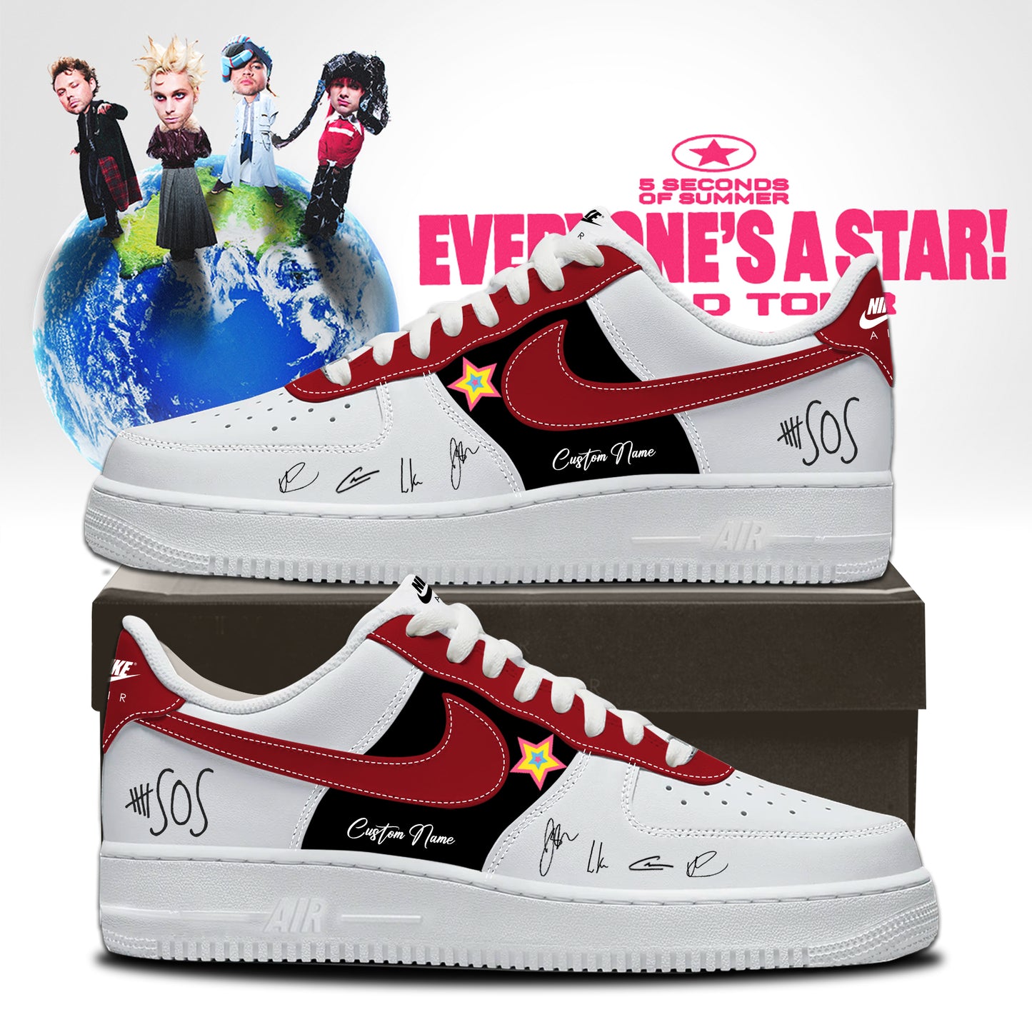 5SOS EVERYONE’S A STAR! World Tour Shoes 6