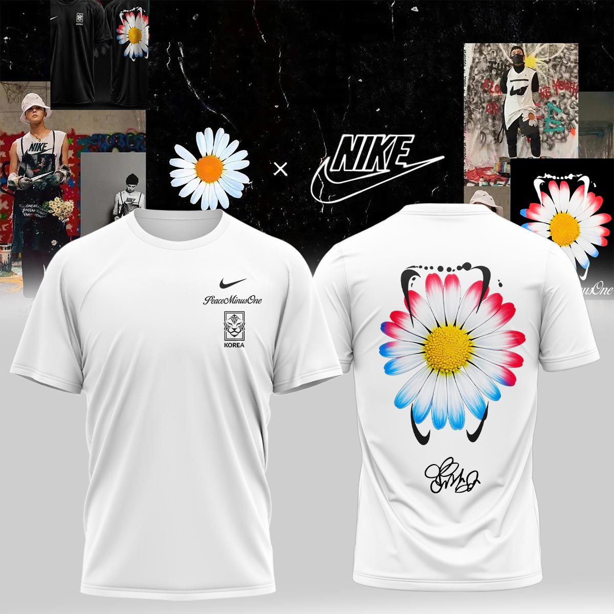 .G-Dragon’s PEACEMINUSONE x Nike TShirt