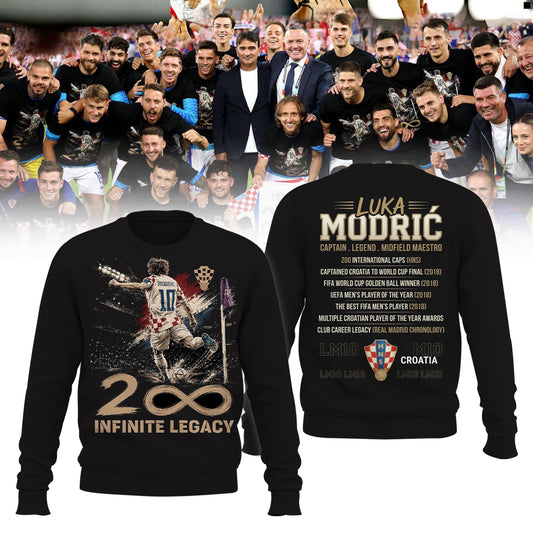 Limited Edition Luka Modrić – Captain. Legend. Midfield Maestro Sweatshirt