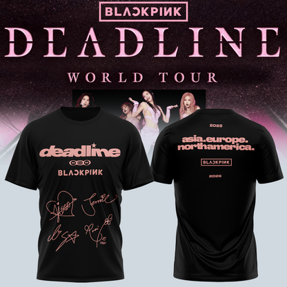 .”Deadline World Tour” Limited Edition Signature – Tshirt