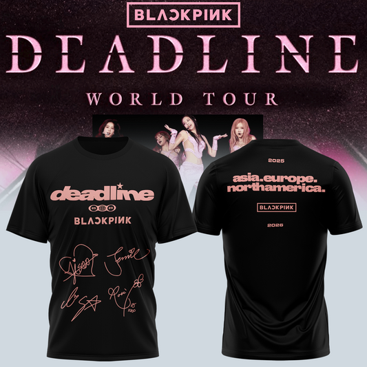 .”Deadline World Tour” Limited Edition Signature – Tshirt