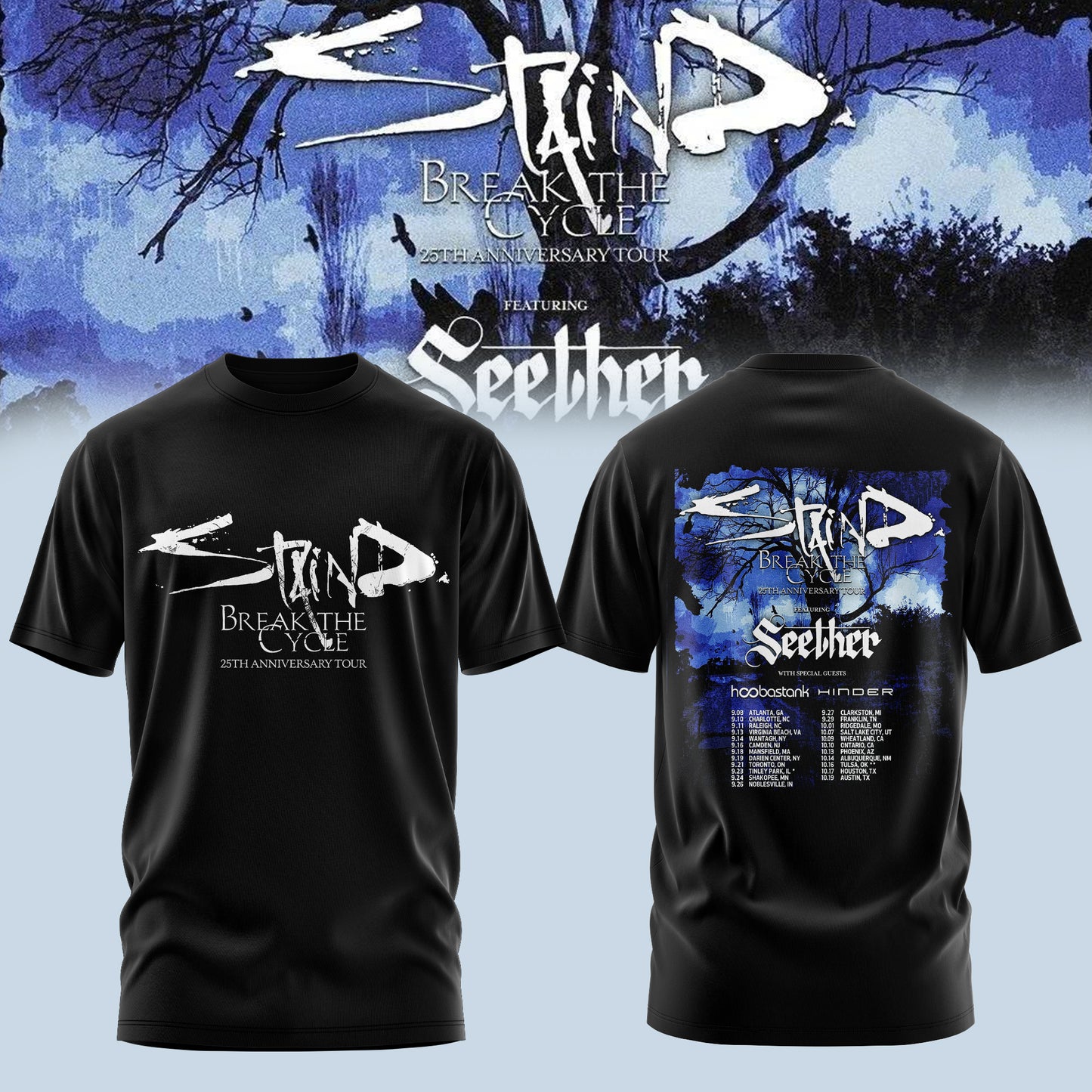 Break The Cycle 25th Anniversary Tour Limited T-Shirt