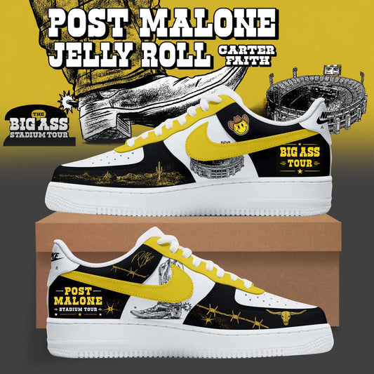 .Post Malone "The BIG ASS Stadium World Tour" Limited Shoes
