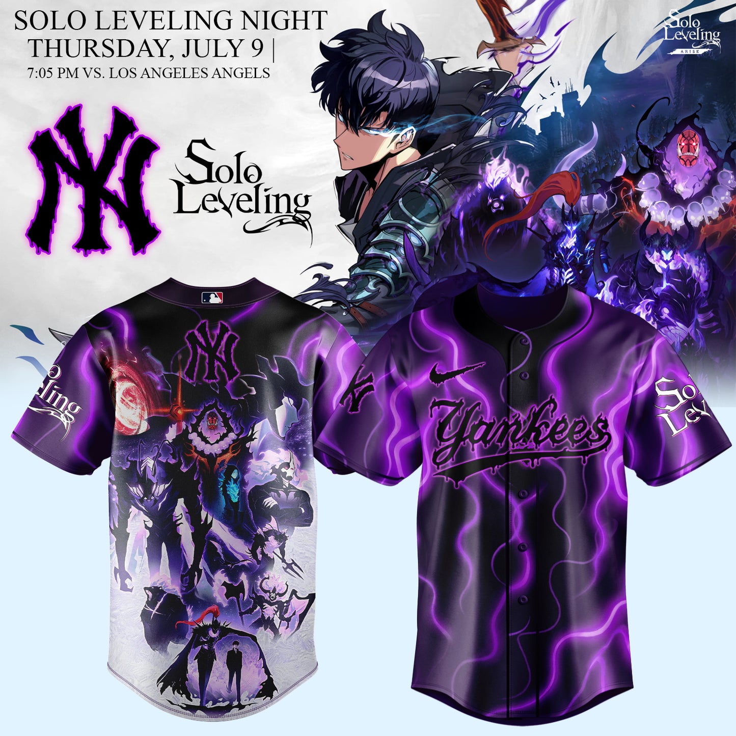 MLB ALL TEAMS x Solo Leveling Limited Jersey 1