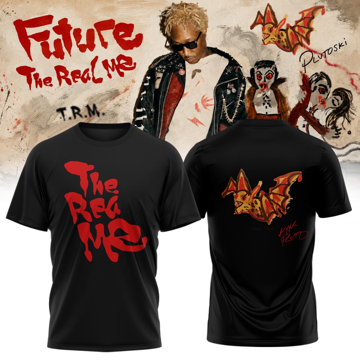 Future ” THE REAL ME ” Signature Limited Edition – Tshirt