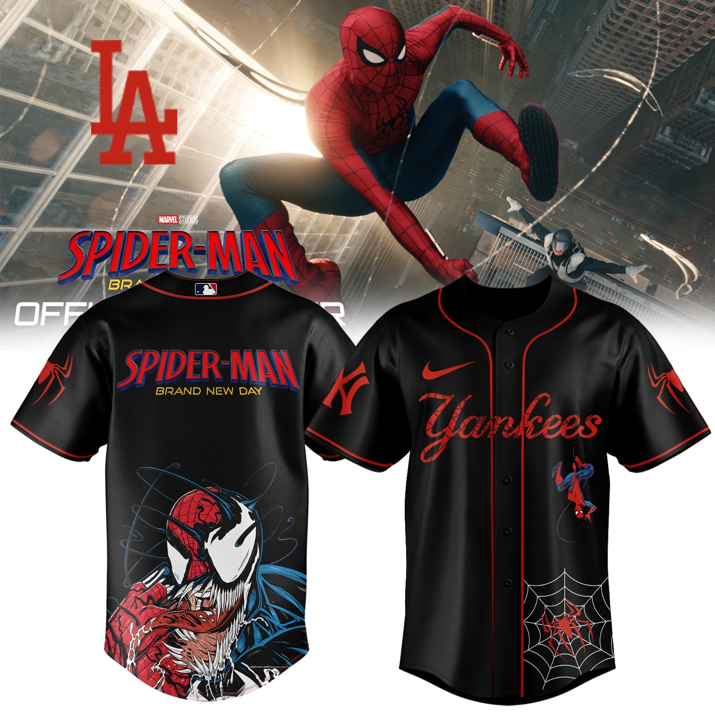 MLB ALL TEAM x Spider Man: Brand New Day Jersey