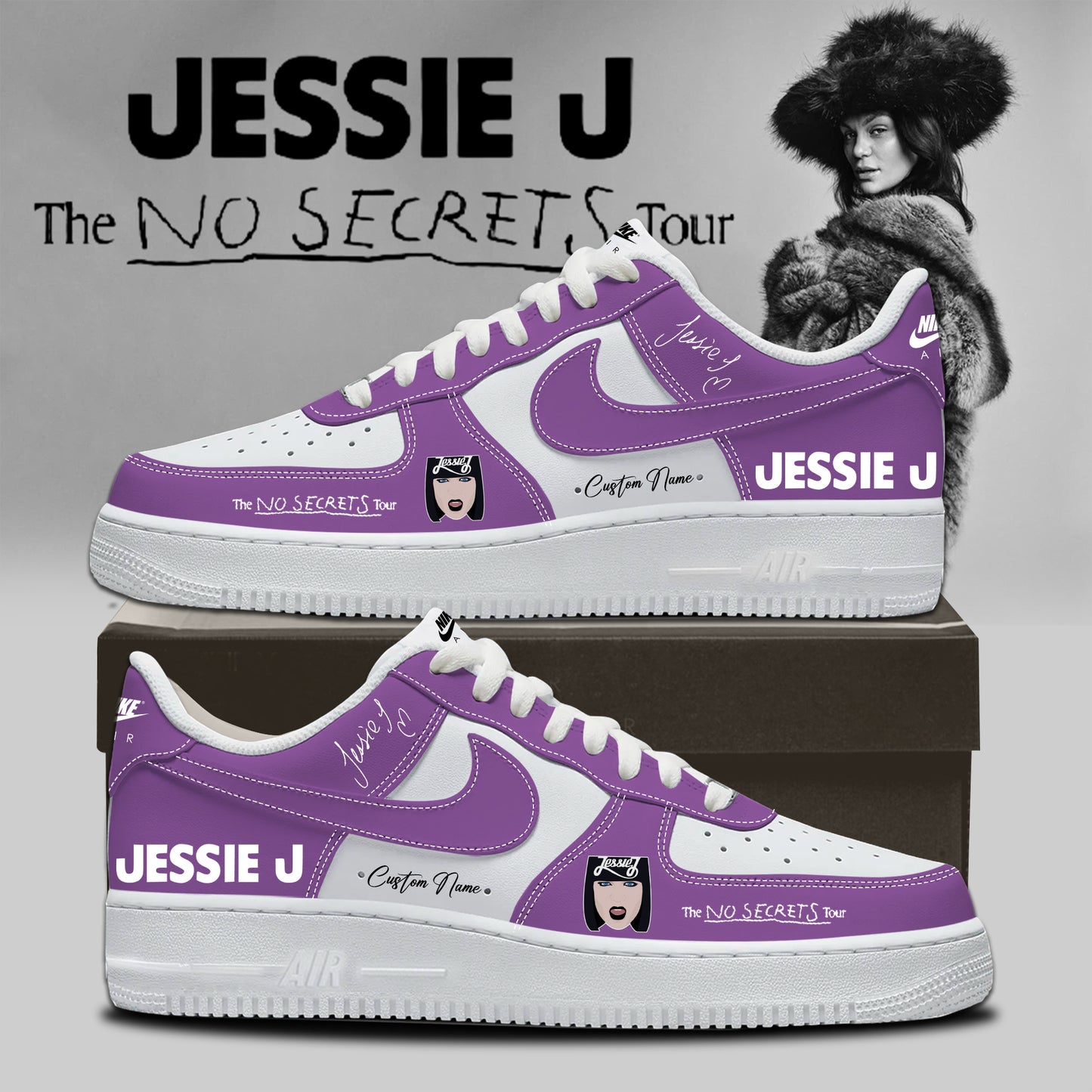 Jessie J “The No Secrets Tour” 2026 – AF1 Shoes3