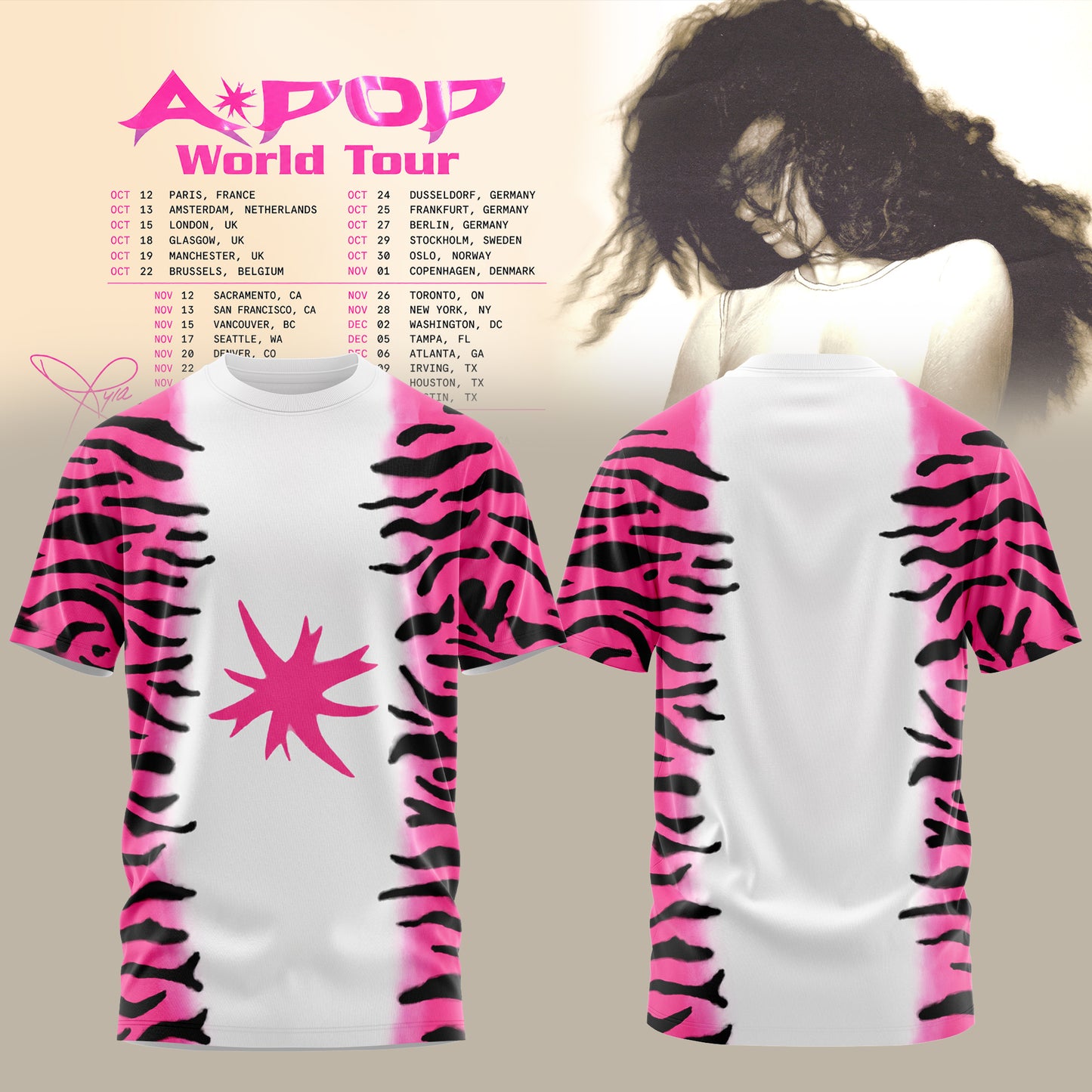 A*POP WORLD TOUR T-shirt