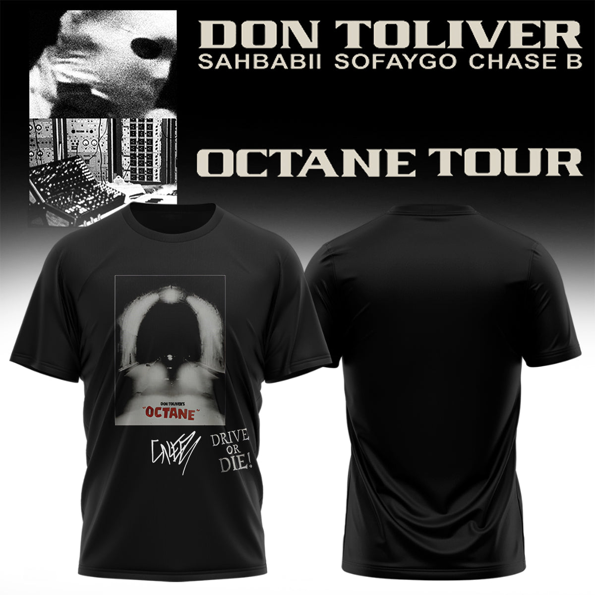 Don Toliver Octane Tour signed Tshirt