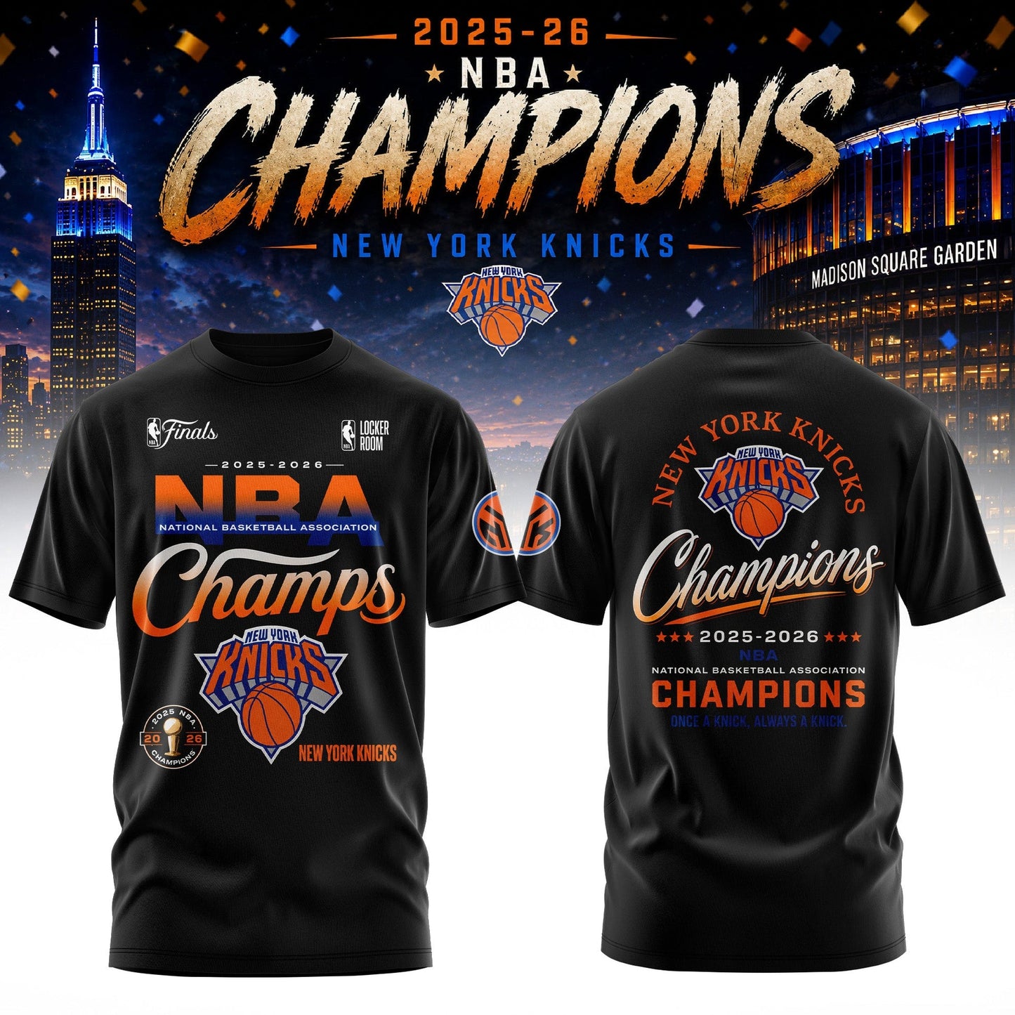 _ New York Knick 2026 Champions Tshirt