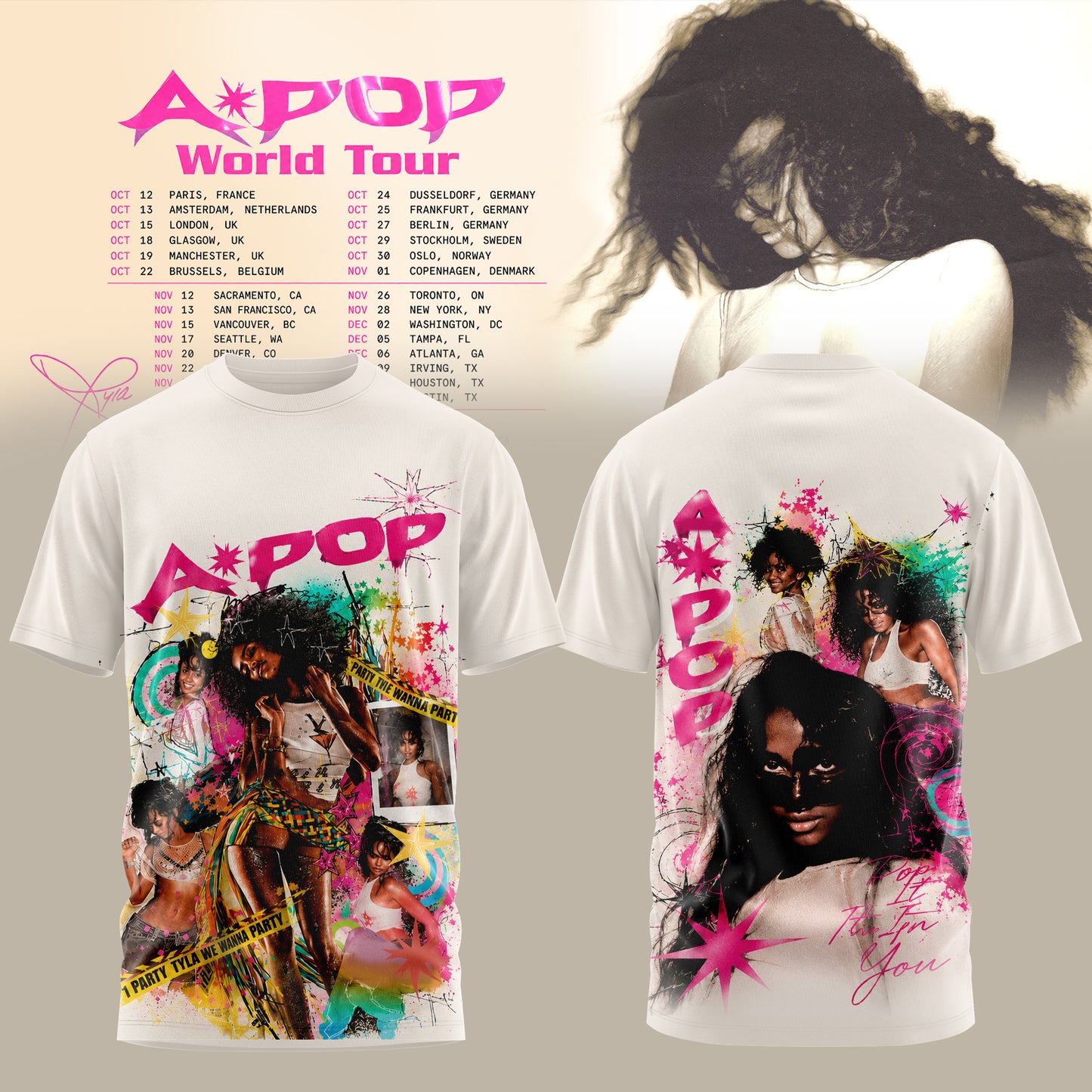 A*POP WORLD TOUR T-shirt
