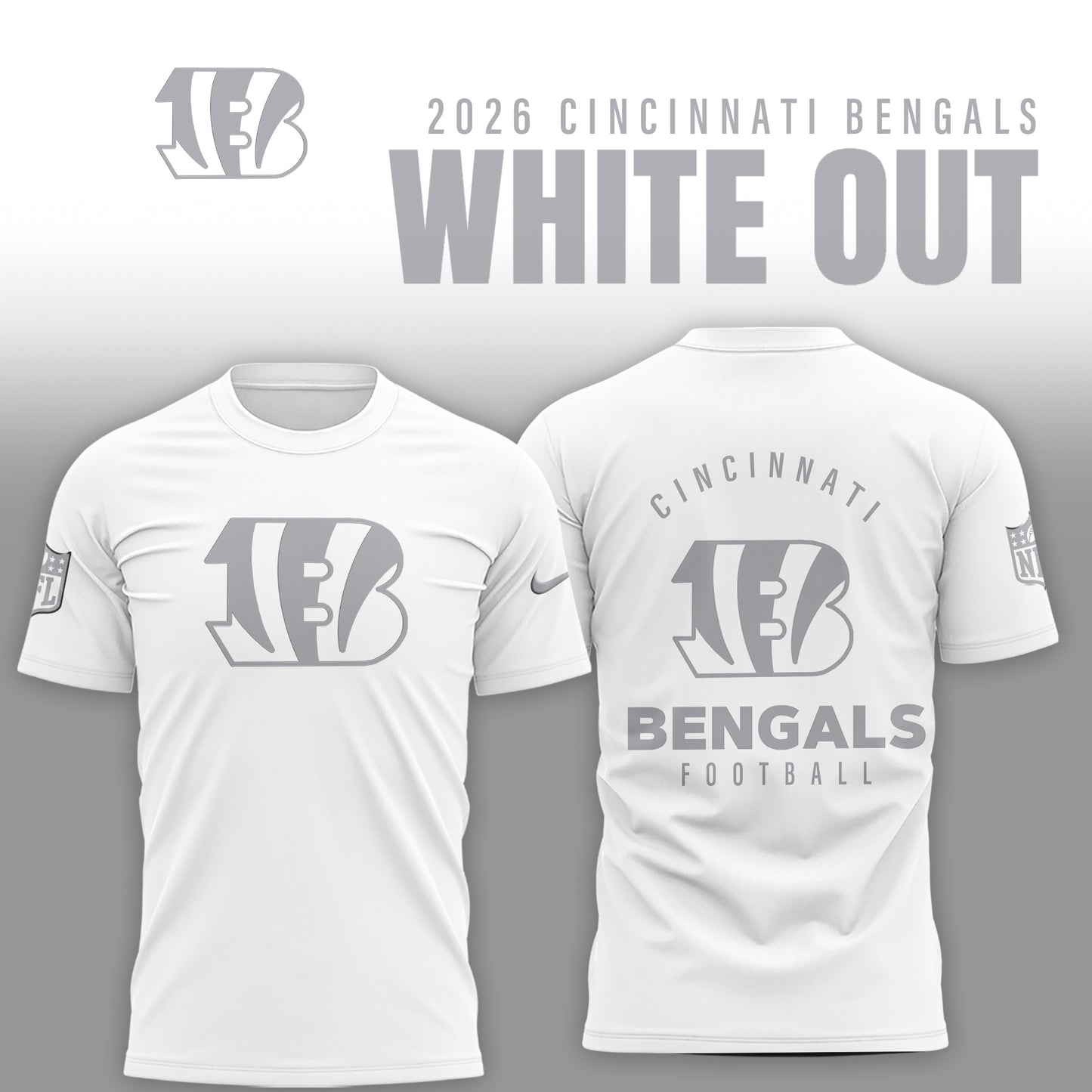 Cincinnati Bengals 2026 White Out Limited Edition Shirt