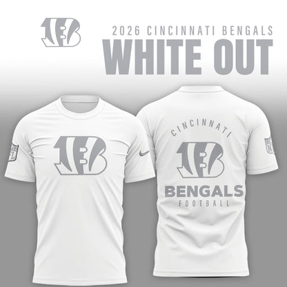Cincinnati Bengals 2026 White Out Limited Edition Shirt