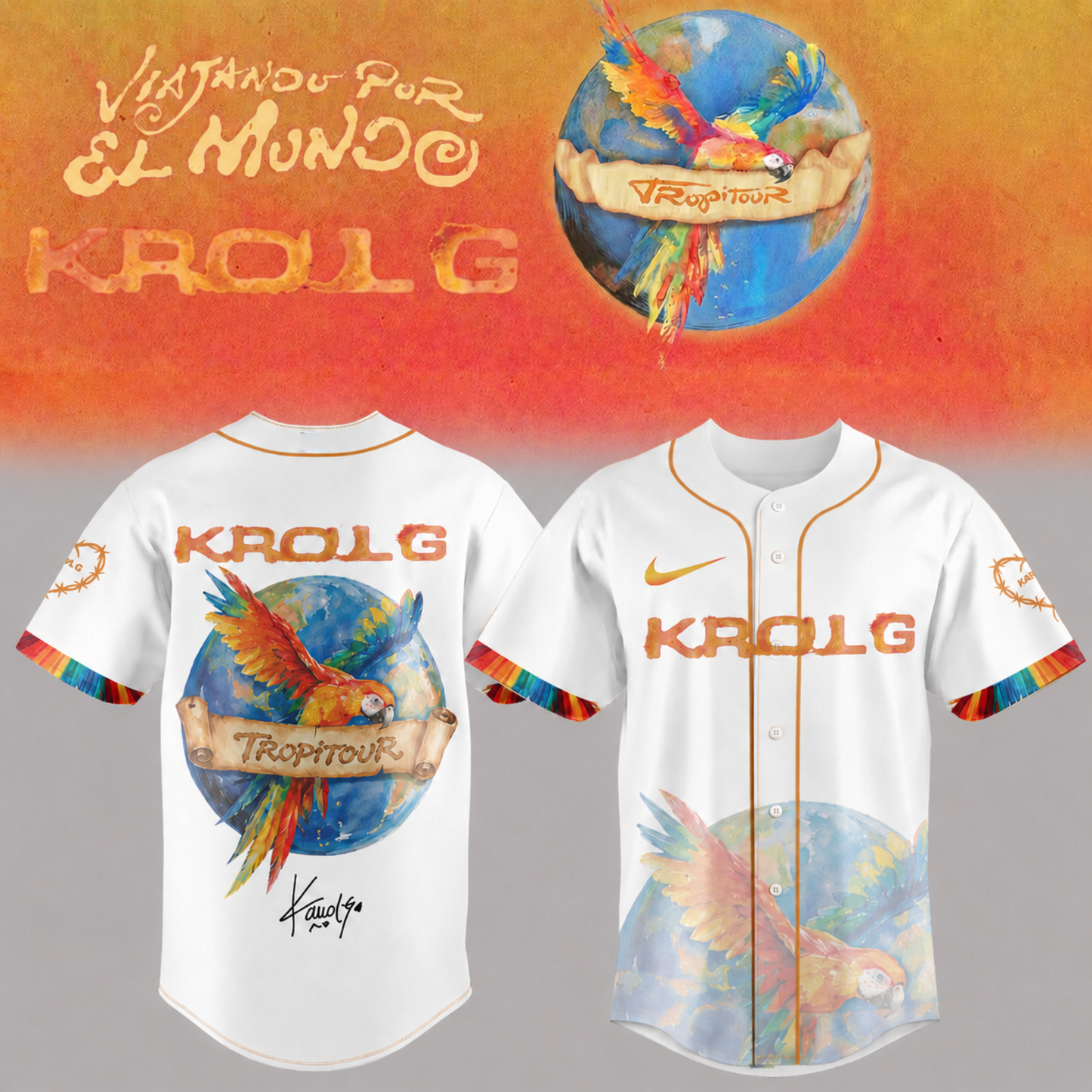 _Karol G ” Viajando por el Mundo Tropitour ” Signature Limited Edition – Jersey