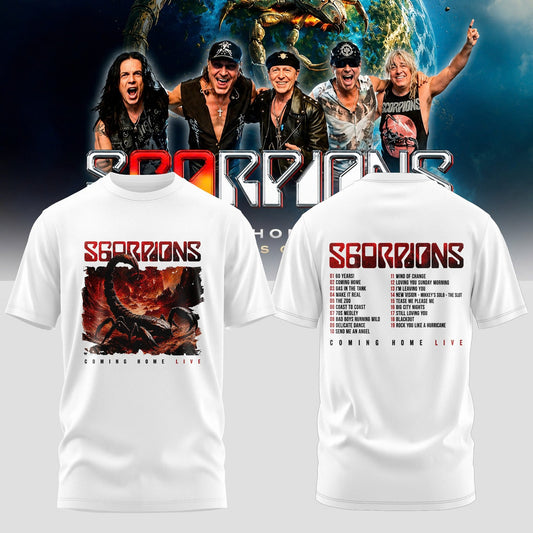 SCORPIONS - "Coming Home" 2026 World Tour Limited T-Shirt