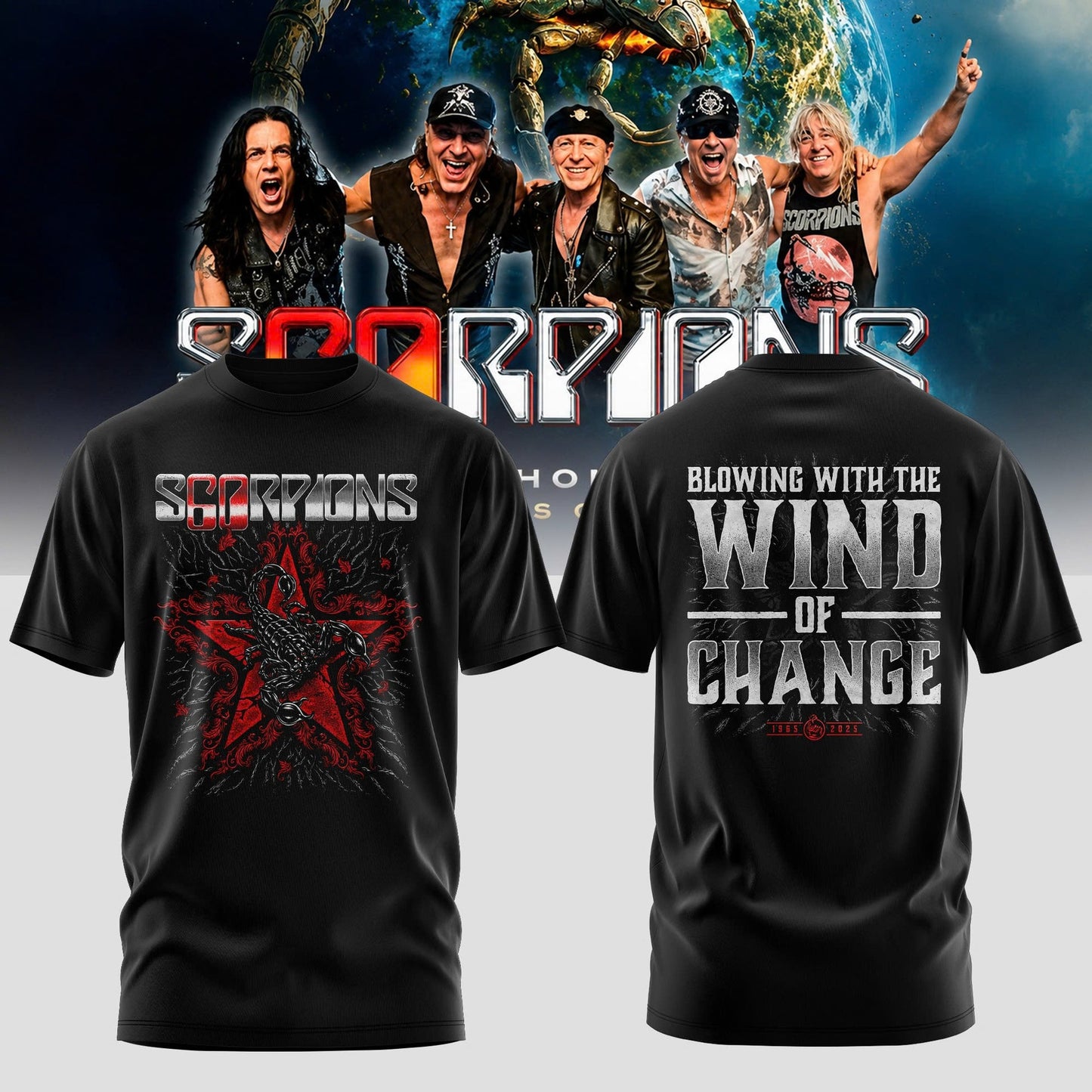 SCORPIONS - "Coming Home" 2026 World Tour Limited T-Shirt