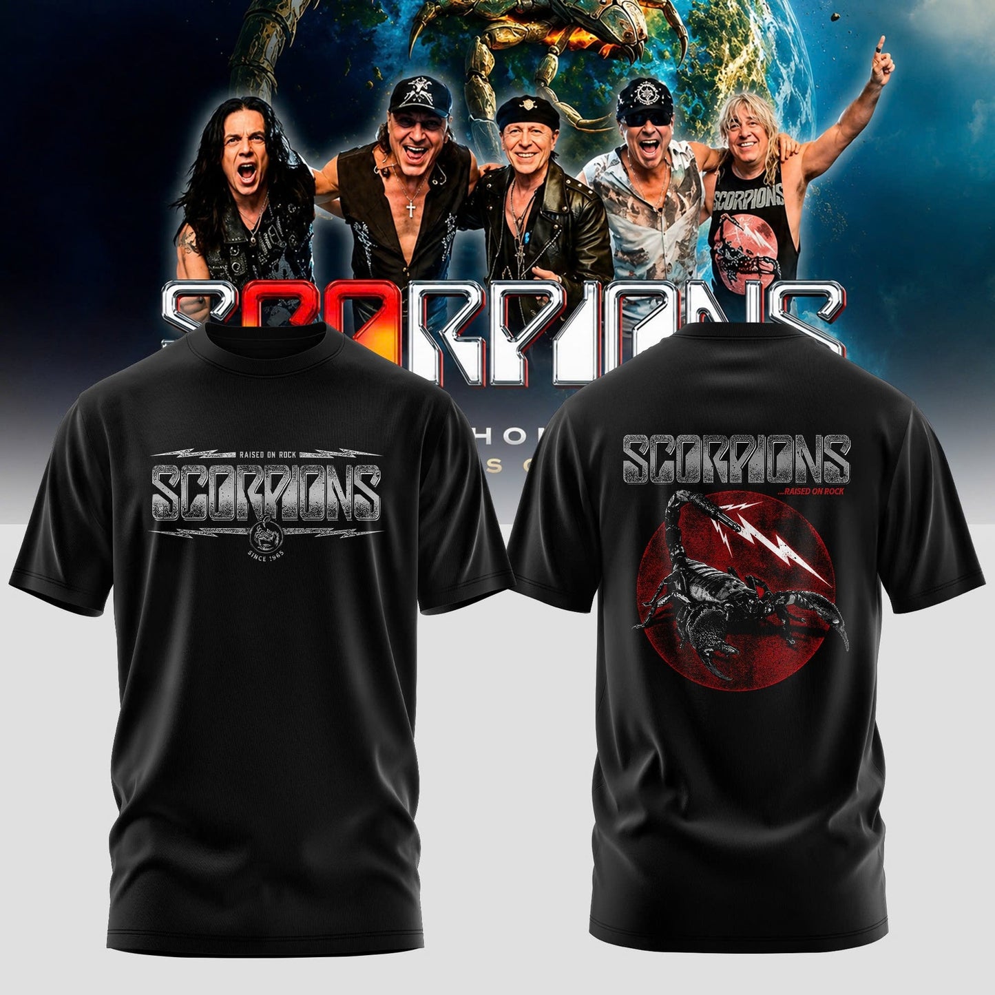 SCORPIONS - "Coming Home" 2026 World Tour Limited T-Shirt