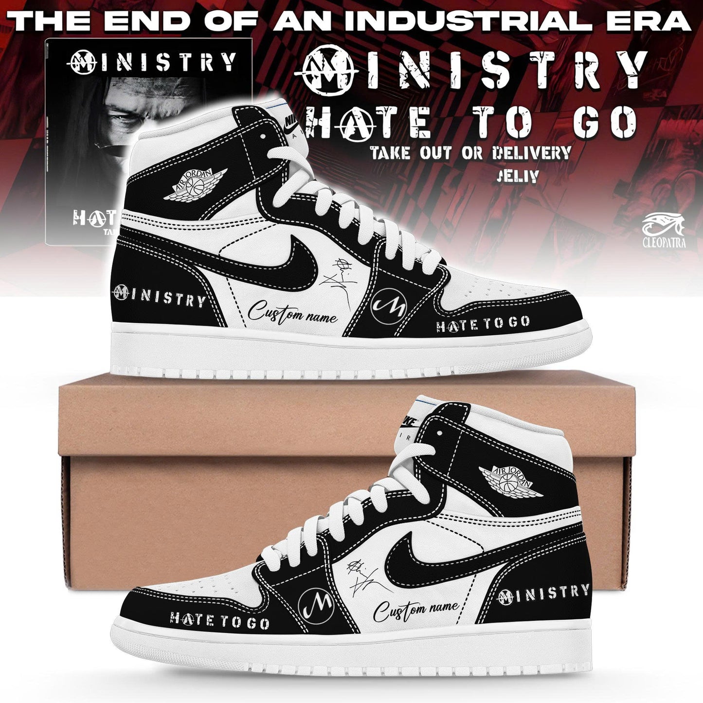 Ministry – Farewell Tour Hate to go Custom Name AJ1