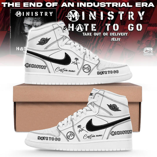 Ministry – Farewell Tour Hate to go Custom Name AJ1 v4