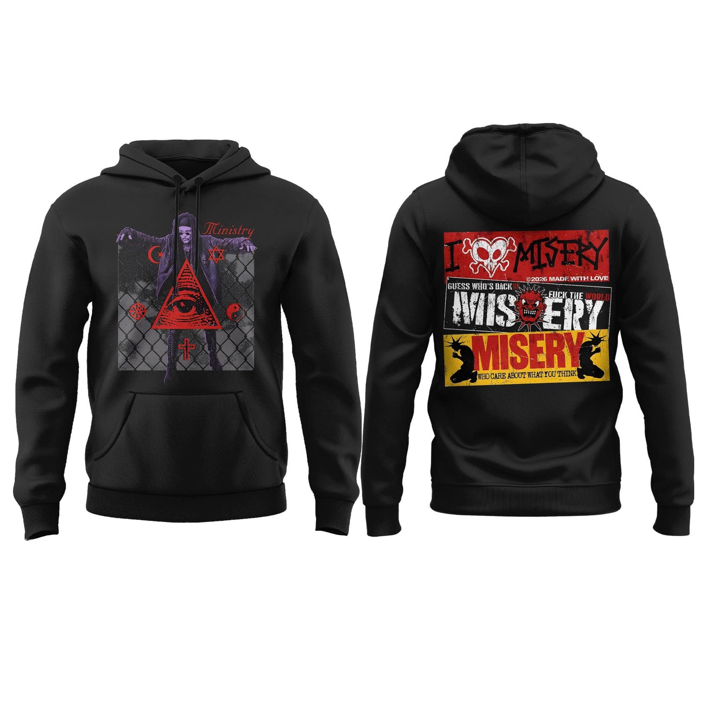 Ministry – Farewell Tour Hate to go Hoodie v2