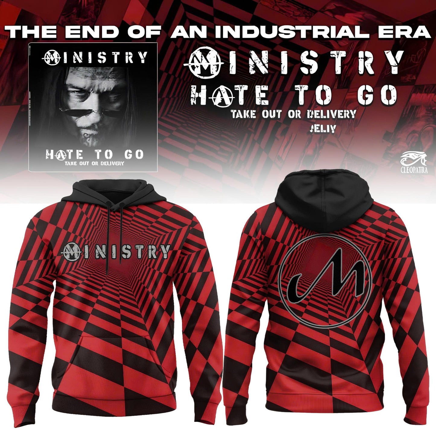 Ministry – Farewell Tour Hate to go Hoodie