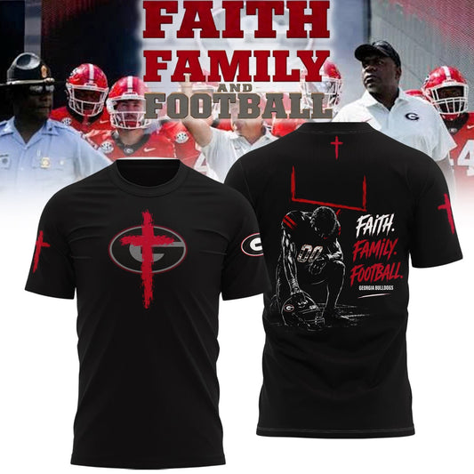 Georgia Bulldogs FAITH FAMILY FOOTBALL 2026 Limited Shirt