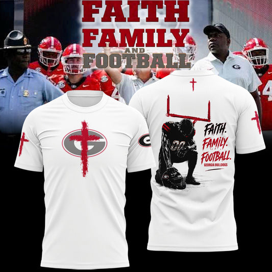 Georgia Bulldogs FAITH FAMILY FOOTBALL 2026 Limited Shirt