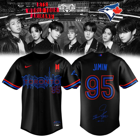 Toronto Blue Jays x JIMIN 95 BTS World Tour 2026 Limited Edition Jersey