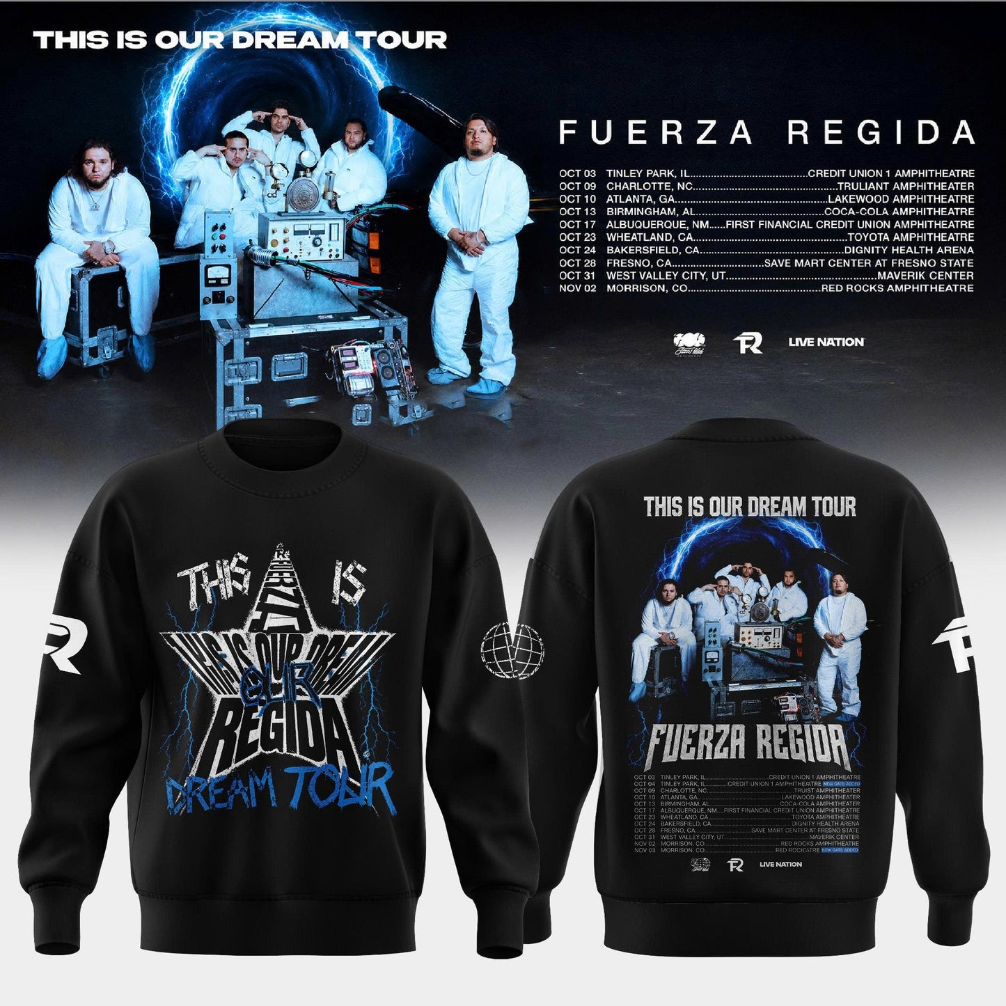 _ FUERZA REGIDA — THIS IS OUR DREAM TOUR SWEATER